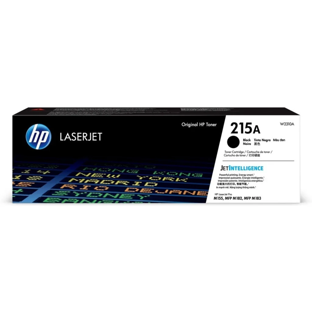Cartucho de Tóner HP LaserJet 215A Color Negro Rendimiento Aprox.1050 páginas