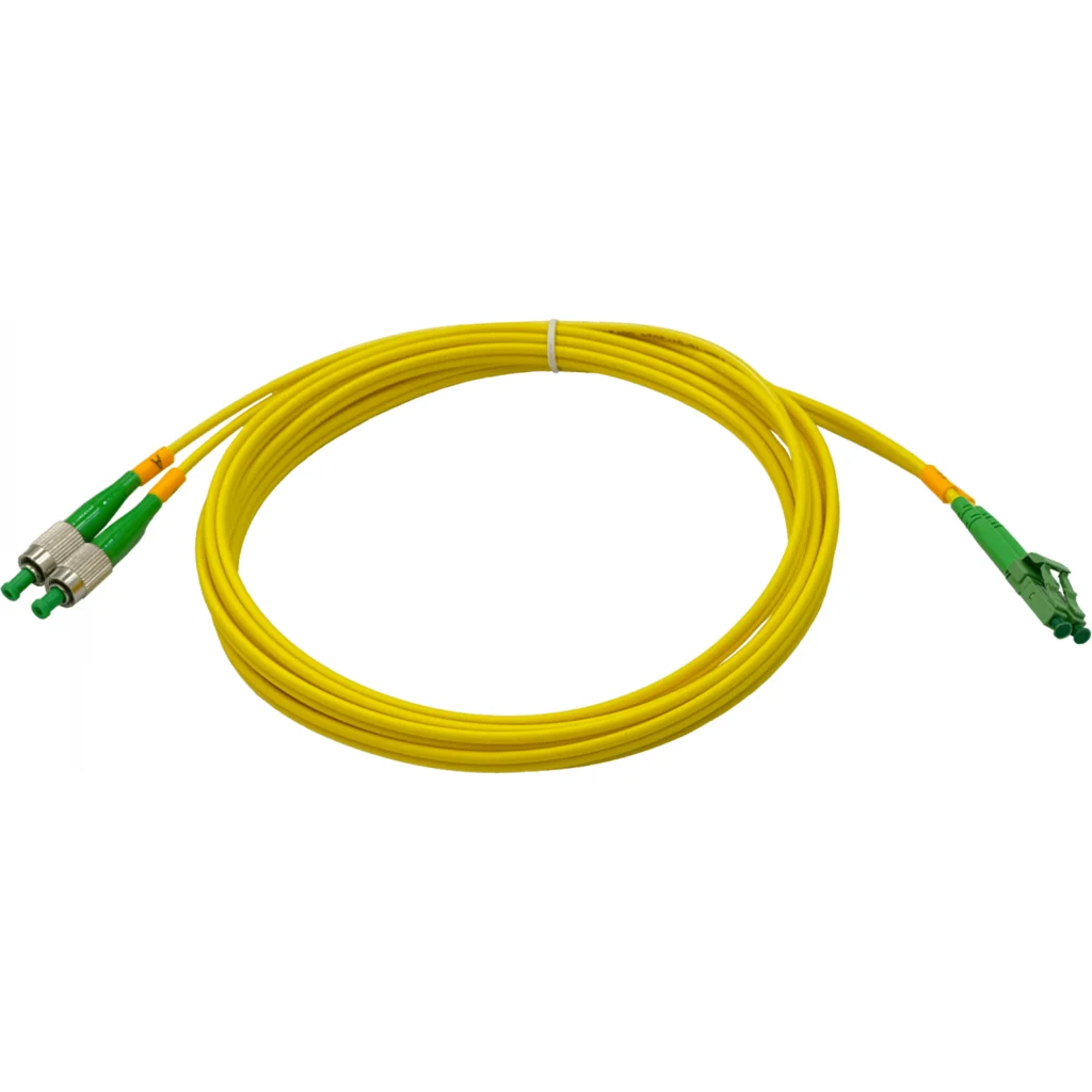 3mt LC/APC-FC/APC MonoModo SM Duplex Jumper Cable Fibra 9/125um