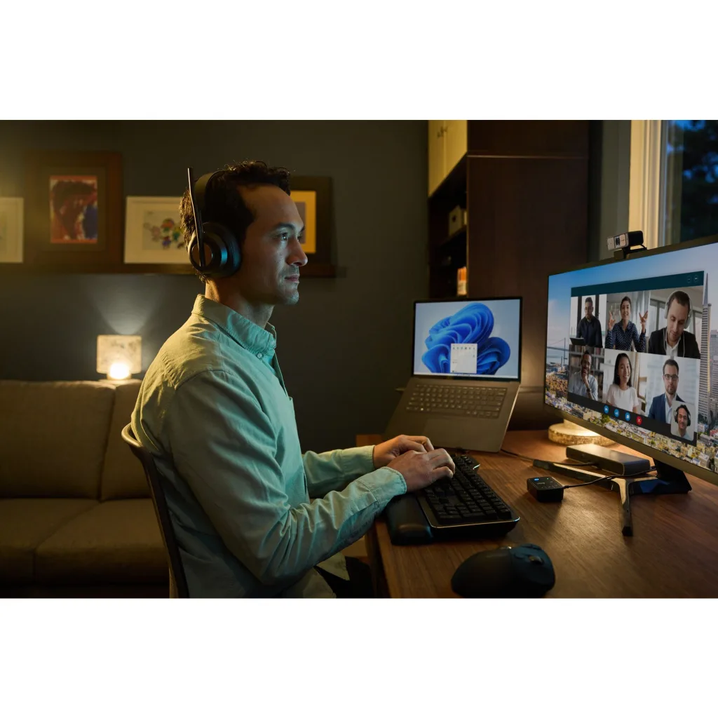 Imagen 68 de Audífonos Inalámbricos OnEar Kensington H3000, 550 mAh USB Type-C/A Bt5.2 Negros