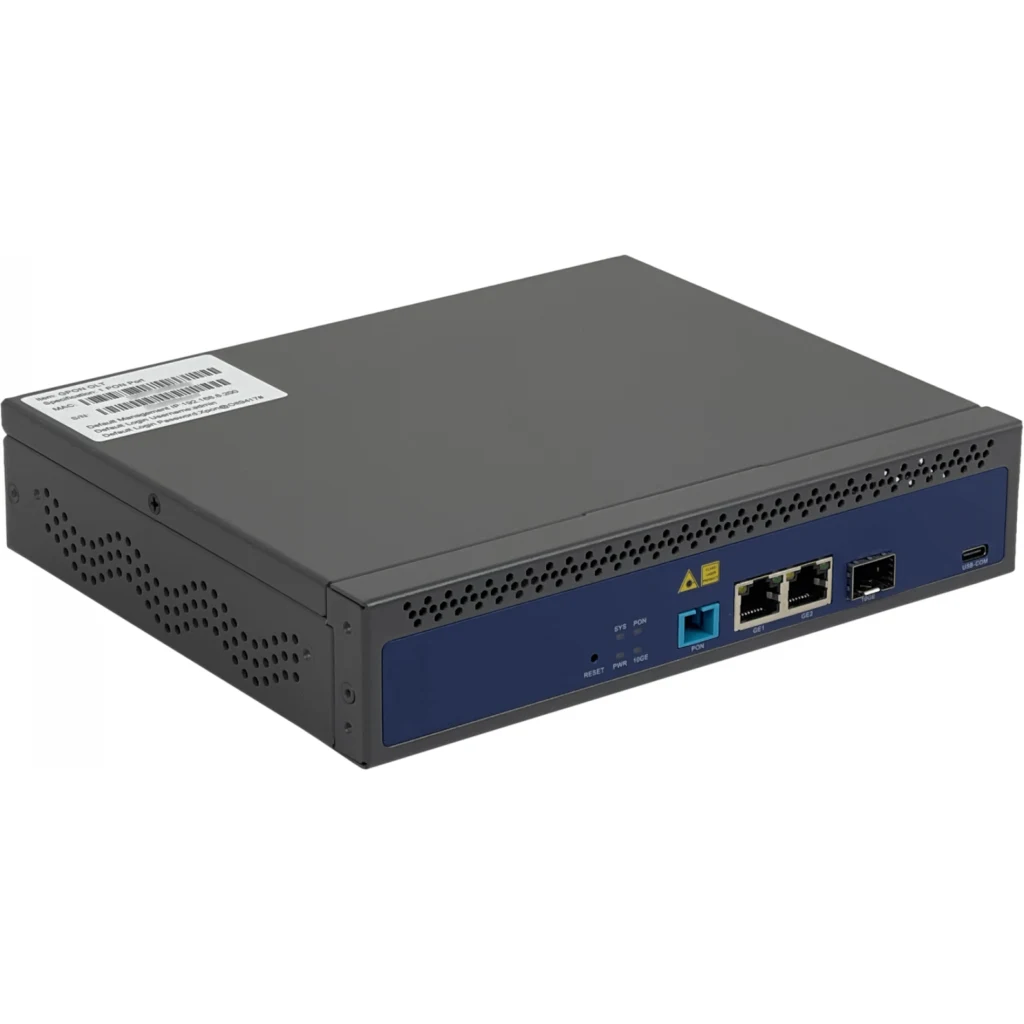 Imagen 3 de OLT GPON 2-1000 1-SC/UPC 1-SFP+10G USB-C-Consola 12Vdc/240Vac
