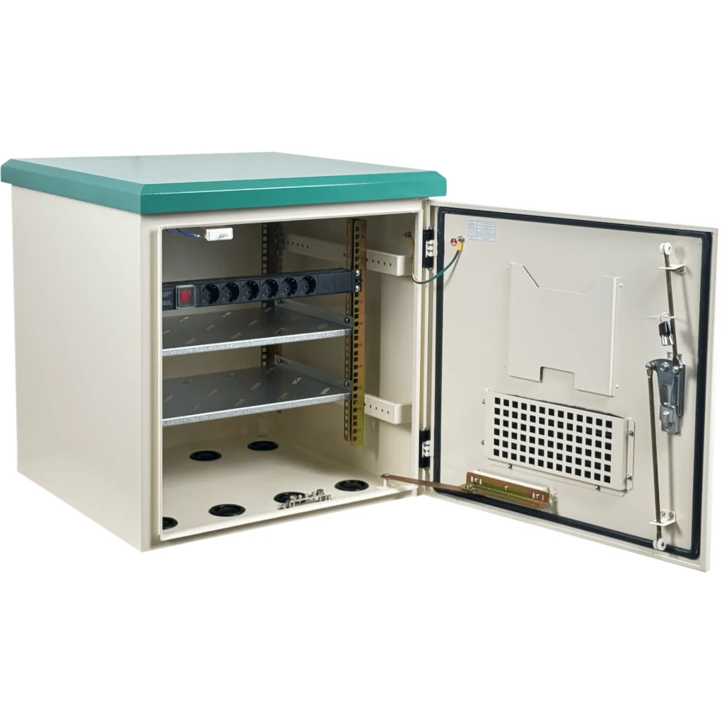 Imagen 4 de Rack LinkMade 10U 614*600 mm Rack Exterior Muro poste IP65 Bandeja 2 Vent PDU