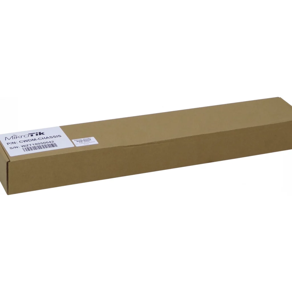 Chasis CWDM de 1U para montaje de modulos multiplexores. Facilita orden, protecc