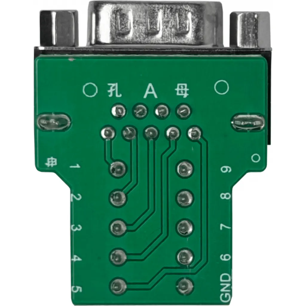 Imagen 5 de Conector Volante-Tapa DB9-Macho DE-09/H Atornillable Terminal-Regleta