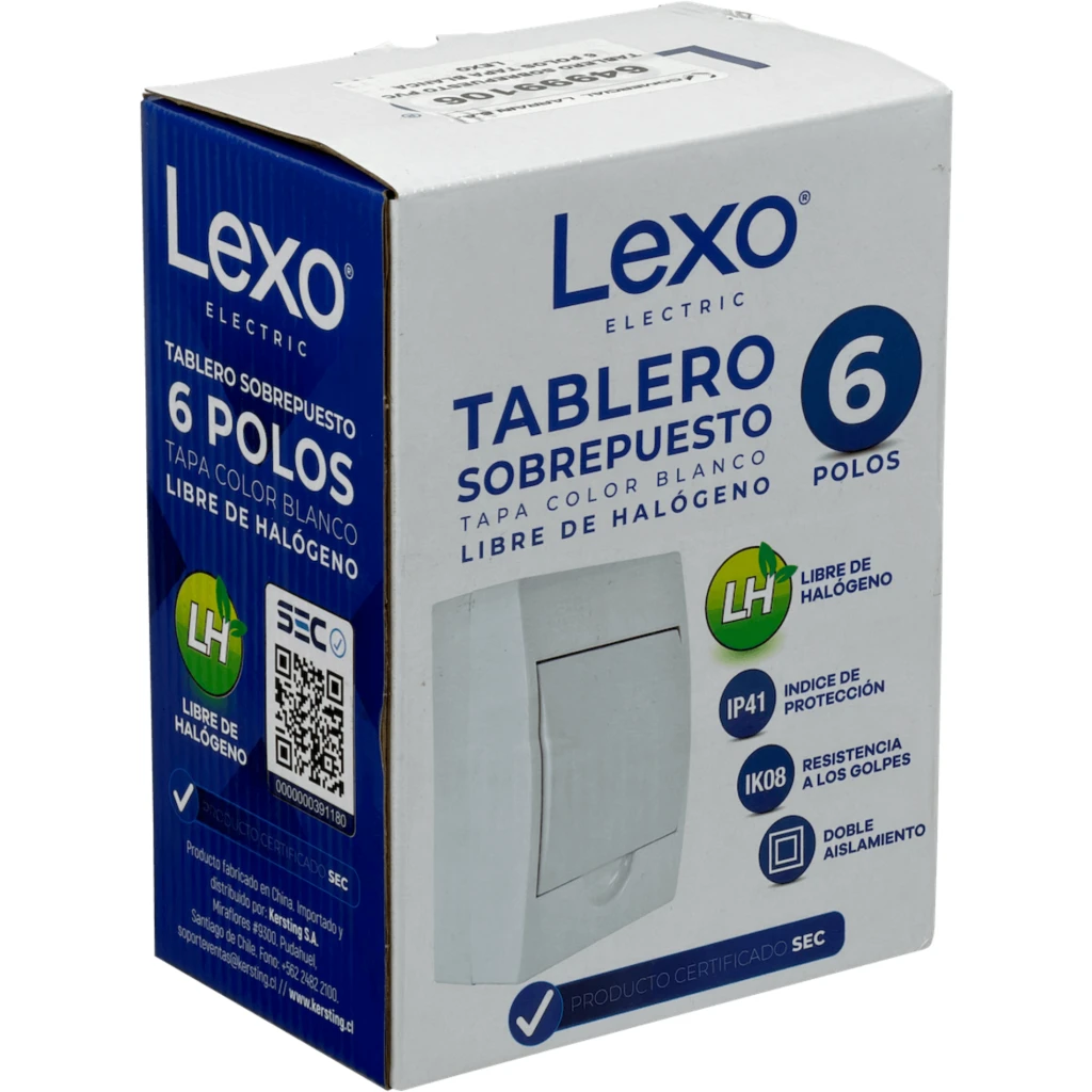 Imagen 4 de LEXO Tablero Sobreponer LSZH 6 Modulos Riel Din IP41 IK08 5399106