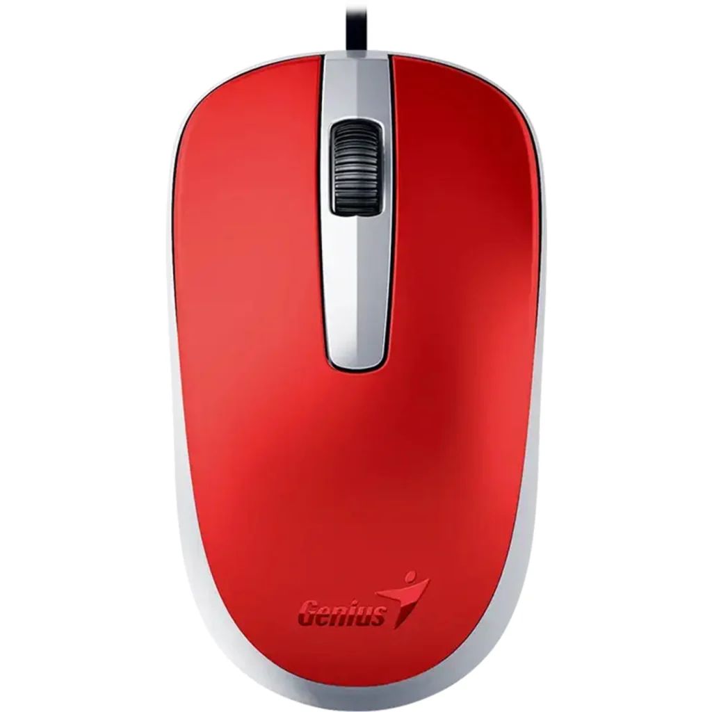 Imagen 0 de GENIUS MOUSE CABLE USB RED- DX-120-RD