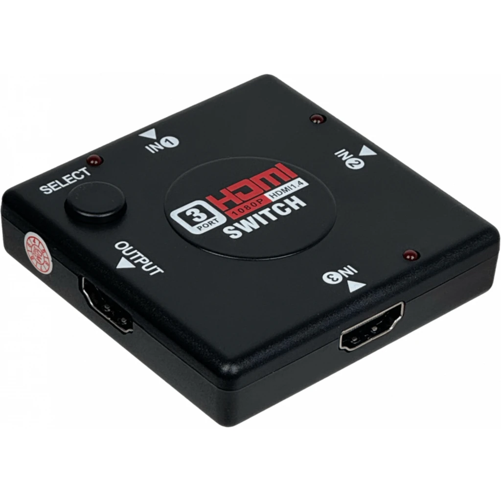 Imagen 3 de Switch Conmutador HDMI-H v1.2 3in1 1920x1080 225Mhz 6x6x1.5cm