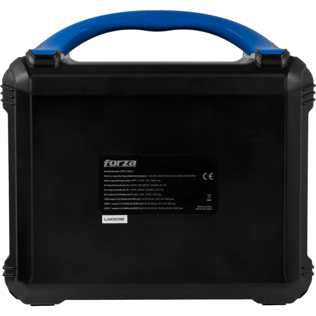 Imagen 8 de FORZA 1200W Bateria Litio-LMFP 1102Wh Portatil inversor OndaPura MPPT