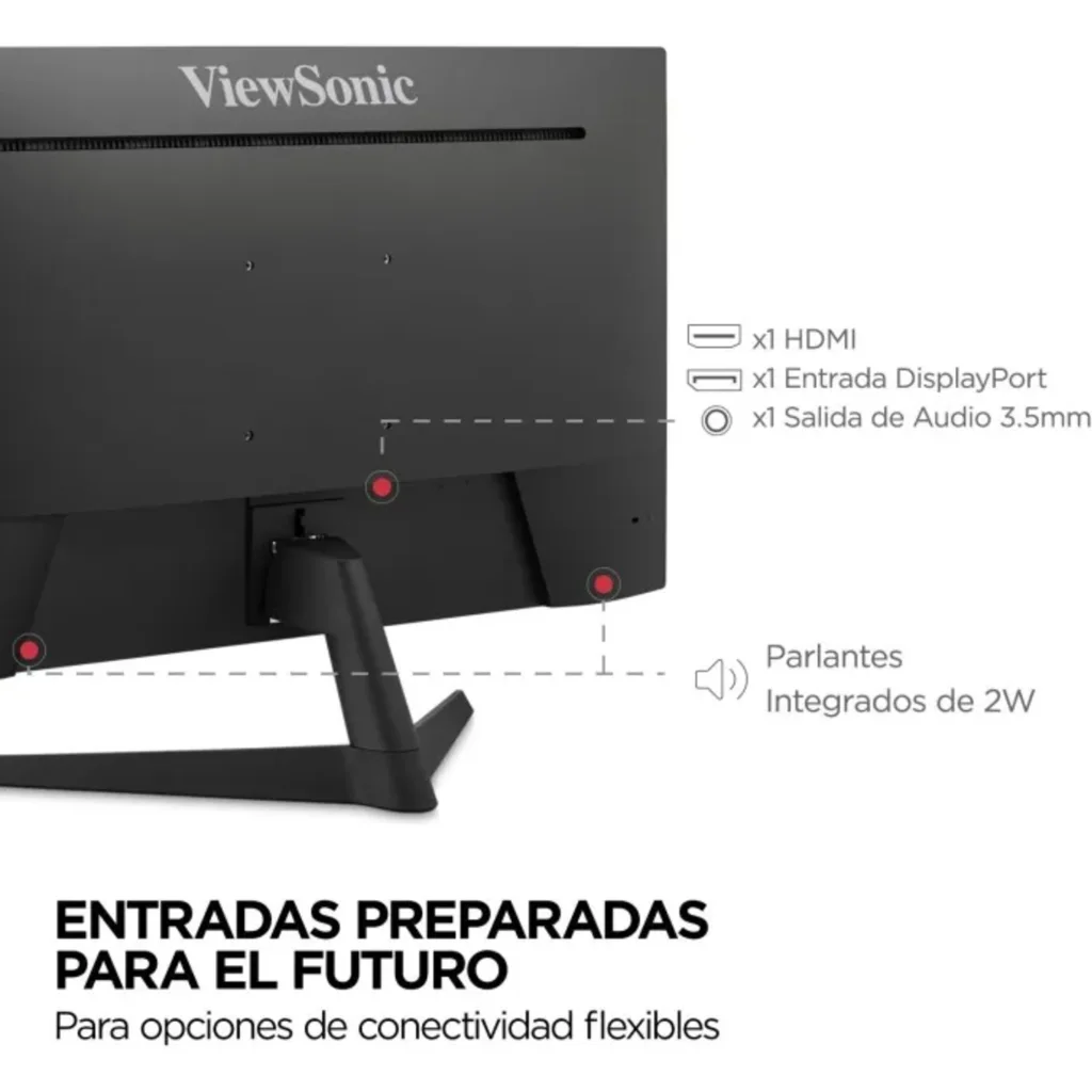 Imagen 6 de Monitor Gamer Viewsonic VX2729 27" FHD 1920*1080 IPS HDMI DP 200Hz 1ms FreeSync
