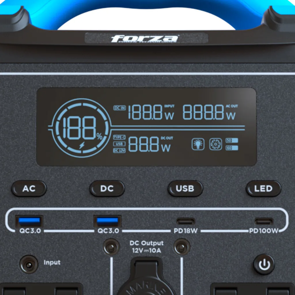 Imagen 1 de Forza Titan Series - Battery backup - 700 Watt - AC 220 V - Universal Output