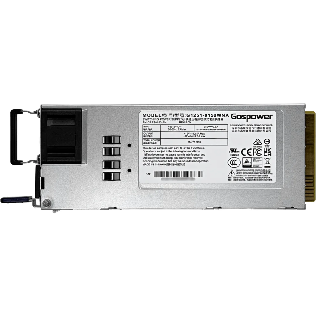 Imagen 1 de MIKROTIK Fuente Repuesto 150W p/CRS812-DDQ 100-240VAC C14