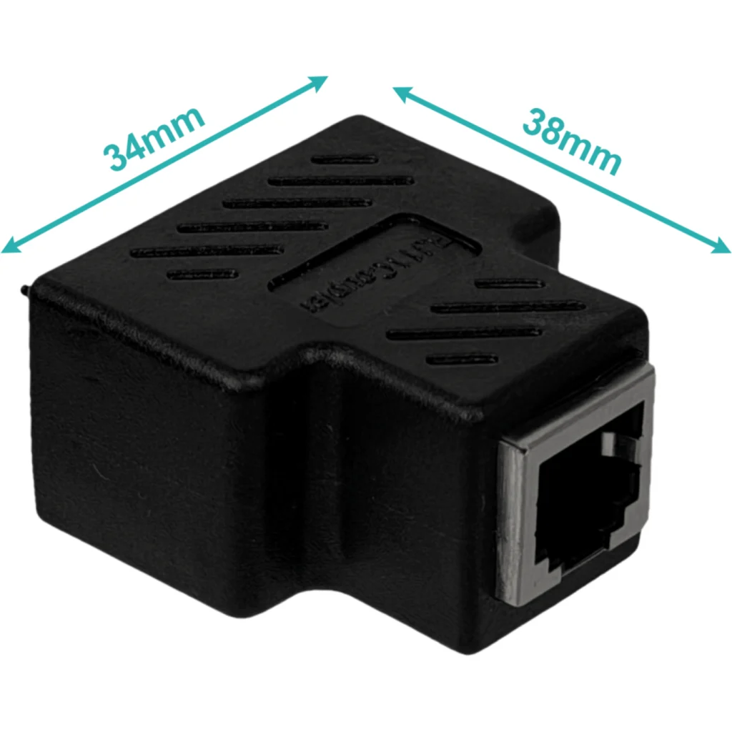 Imagen 1 de Adaptador Hembra de Red Divisor de Cable 3-RJ11-H 6-pines