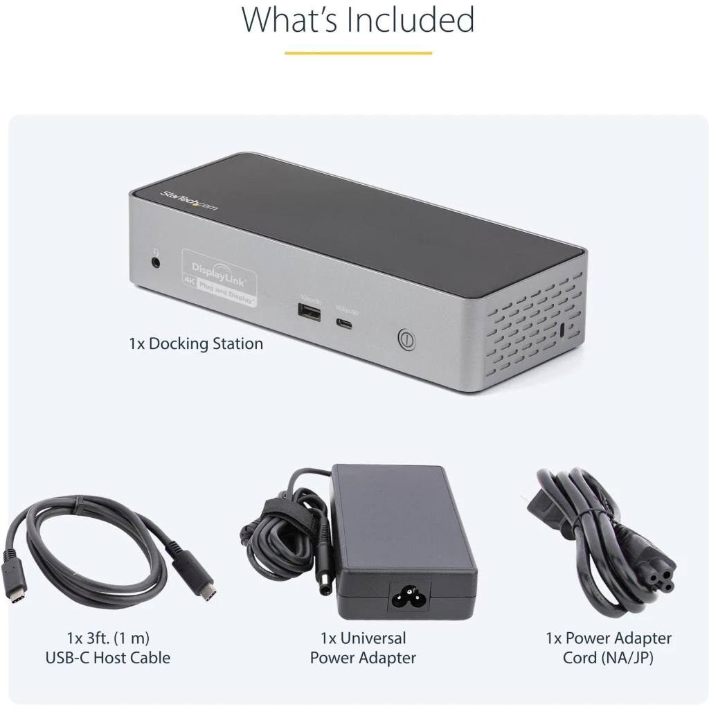 Imagen 7 de Docking Station StarTech USB-C a Prts: 4*DP 4*HDMI LAN Jck3.5mm 3*USB-A USB-C