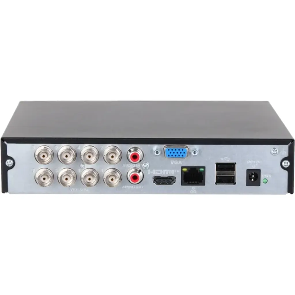 DH-XVR1B08H-I/T. XVR Dahua de 8 canales, WizSense Soporta camaras con Audio bidi
