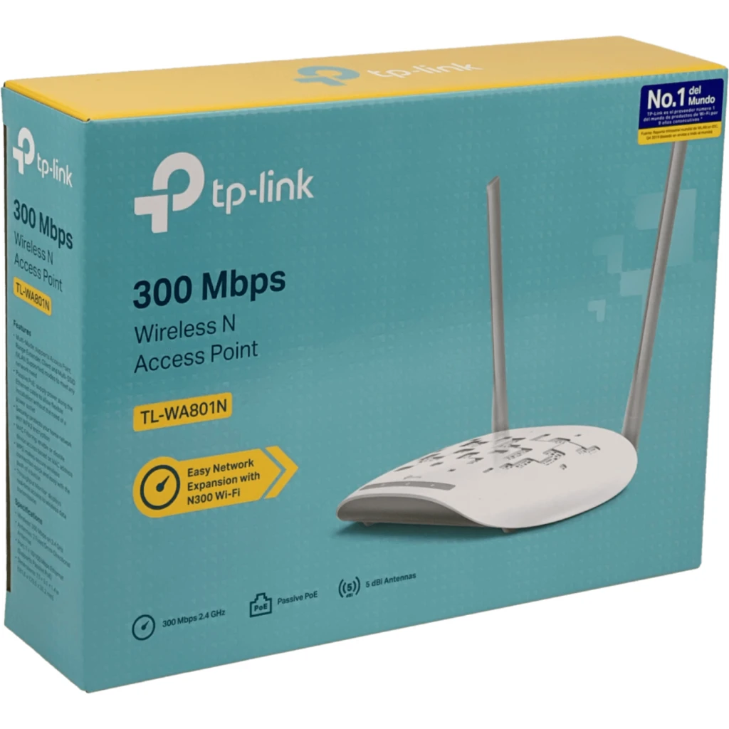 Imagen 2 de Access Point TP-Link TL-WA801N N Velocidad 300 Mbps Hasta 300m de Distancia