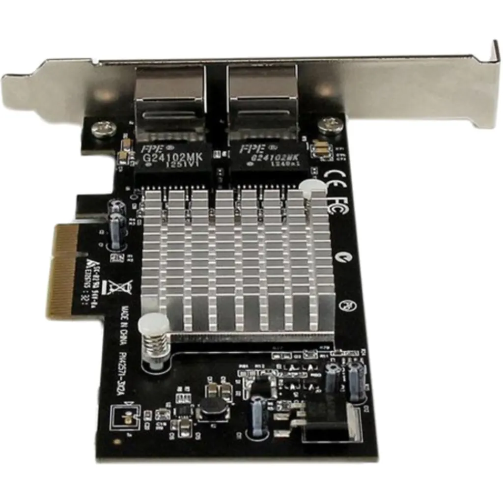 Imagen 2 de Tarjeta de Red StarTech 2x RJ-45 PCIe x4 Gigabit Ethernet 10/100/1000Mbps