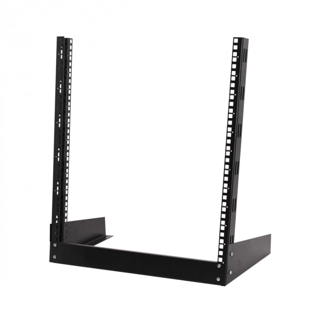 Imagen 2 de LINKMADE 12U Bastidor Simple Negro 2-Pilares 59cm-Altura Desarmado