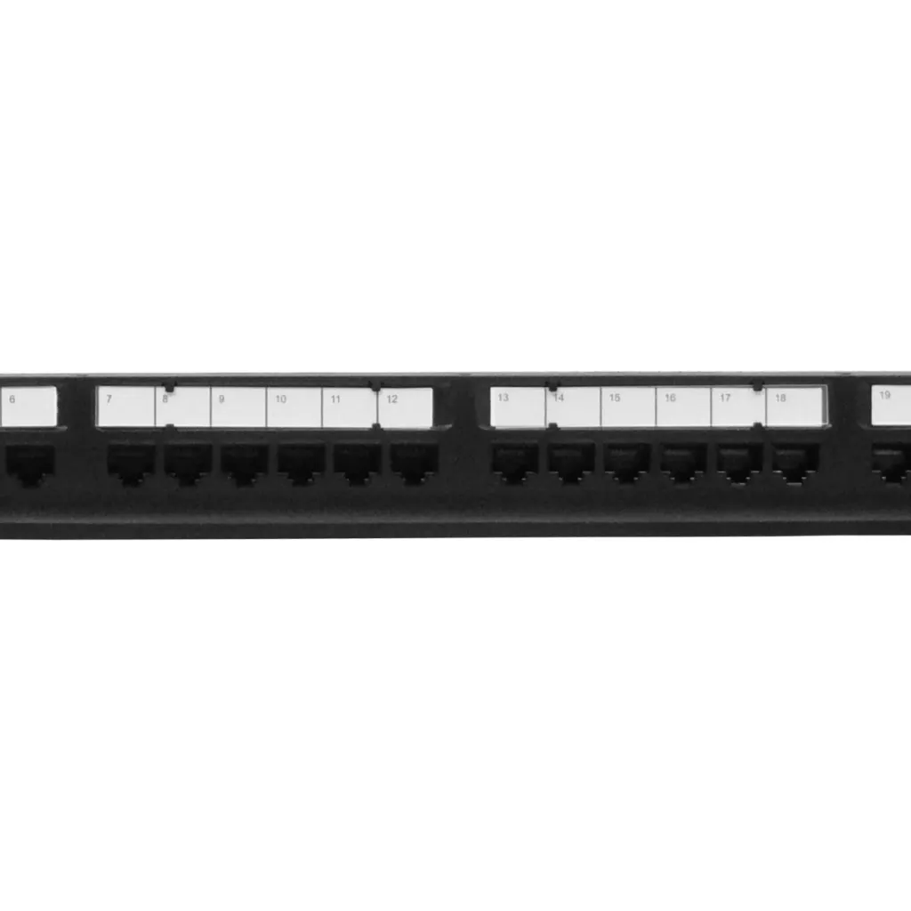 FURUKAWA 24-RJ45 Cat6 U/UTP Multilan 24AWG Patch Panel 1U 35030015
