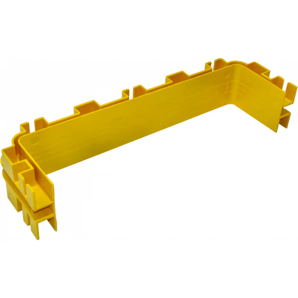 Imagen 2 de 360x100mm Union Amarilla PC+ABS LSZH Hembra