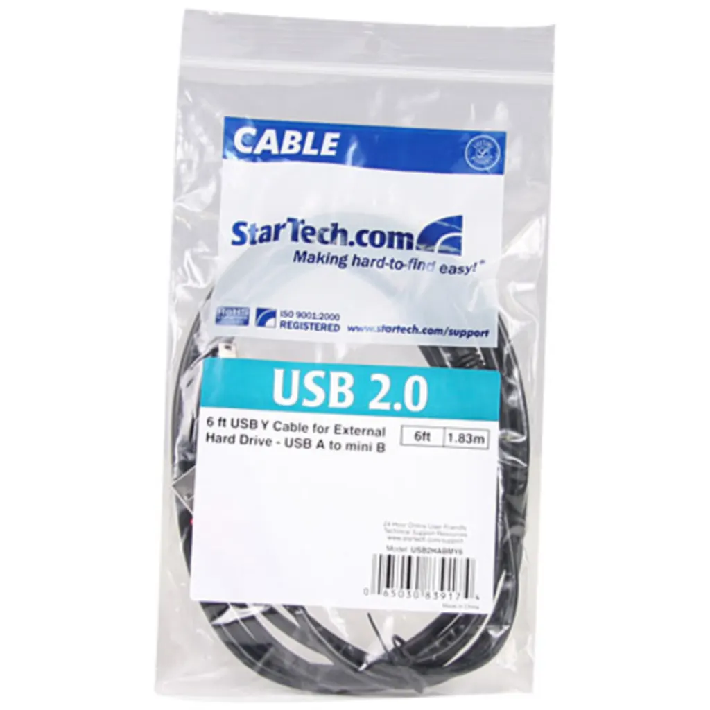 Imagen 3 de 6ft USB Y Cable for Hard Drive
