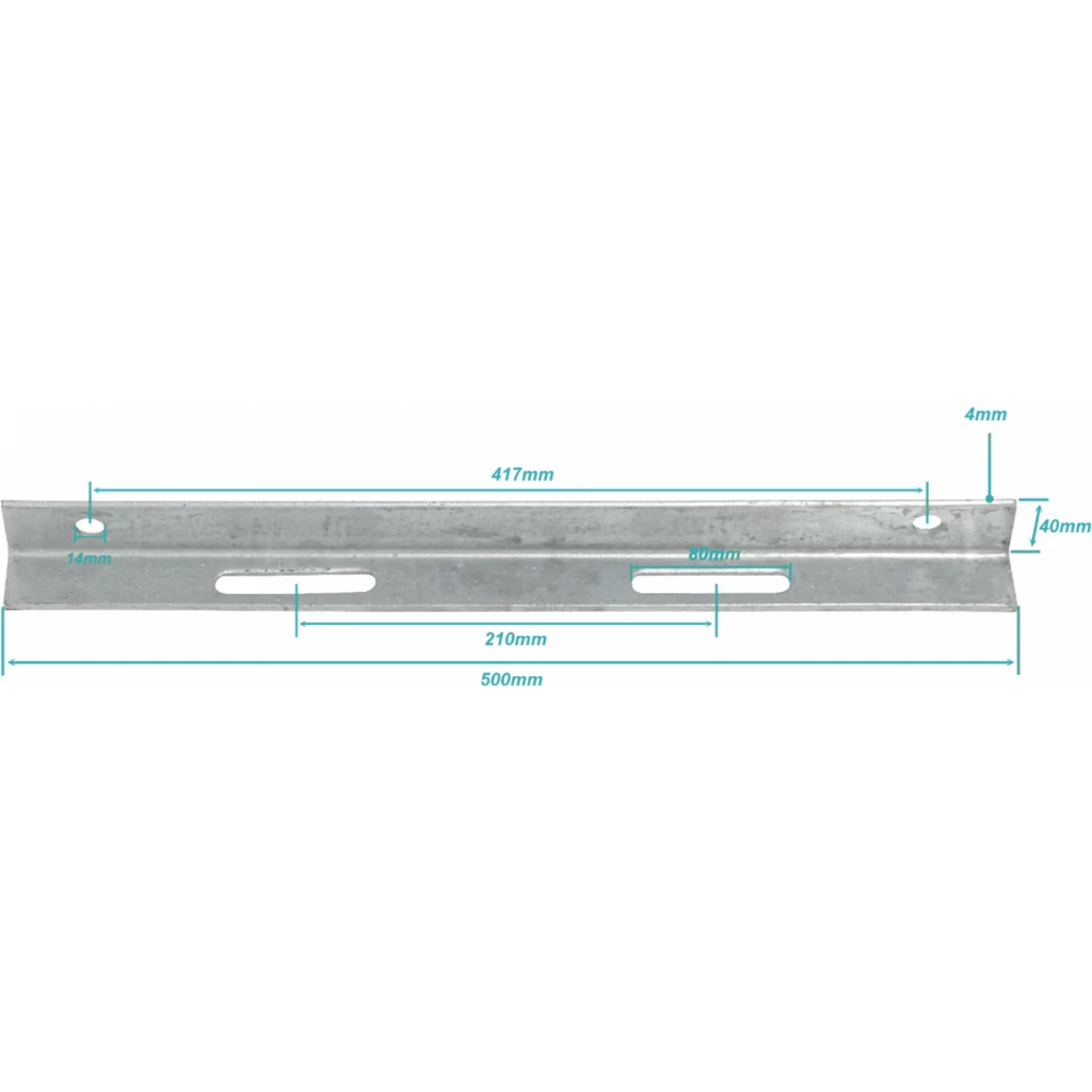 Imagen 1 de WB 40x40x4x500mm Cruceta De Paso BT-AT para Poste