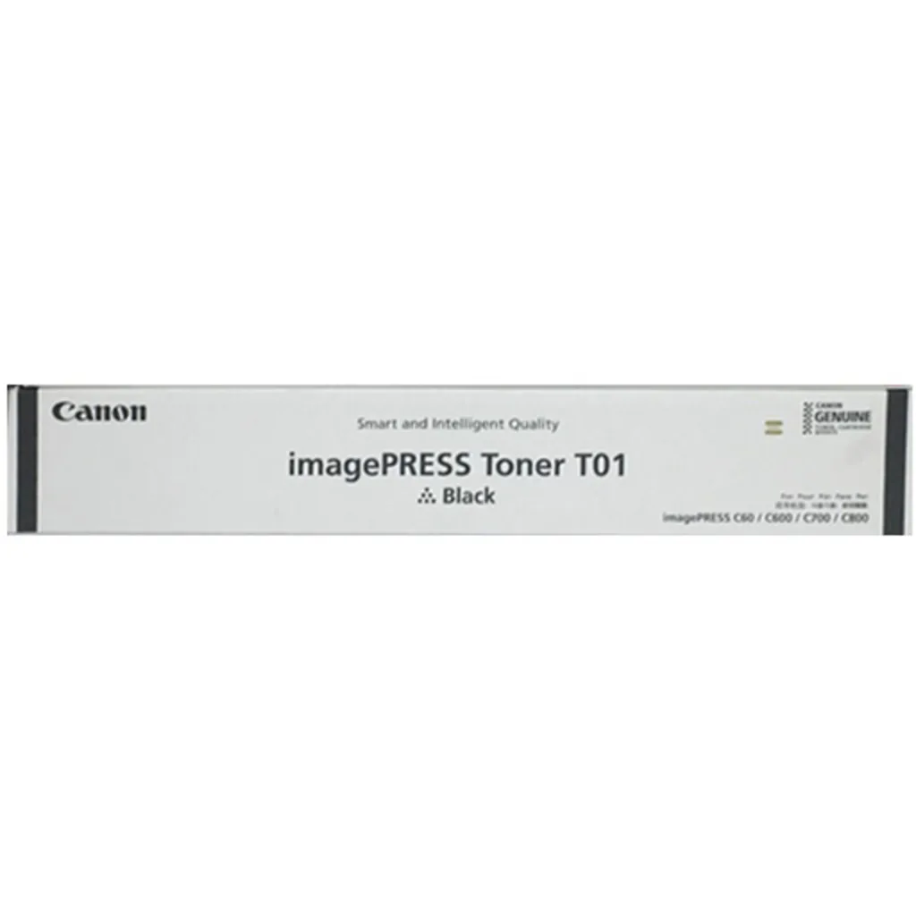 Toner Canon T01 NEGRO, para imagePress C60 C600 C600i C650 C700 C750, 56000 Pág