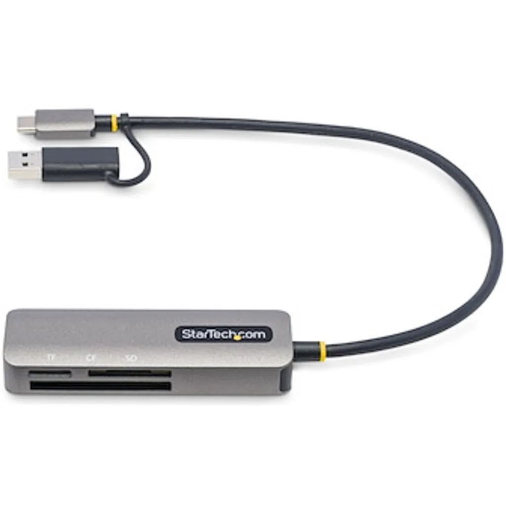 Imagen 1 de Lector de Tarjetas de Memorias SD microSD CF Conector USB-A/C 3.0 - StarTech