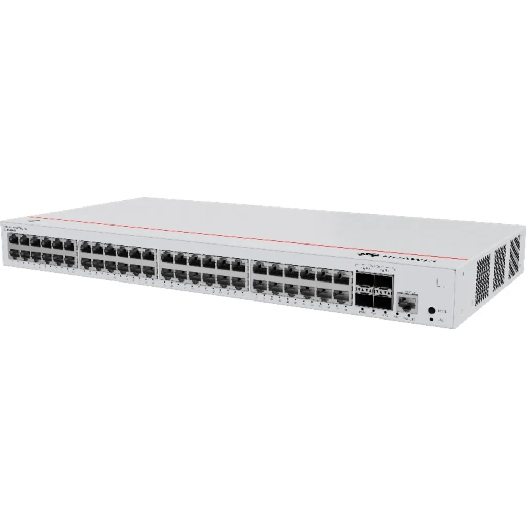Imagen 3 de S310-48P4X. Switch Huawei eKit 48 puertos PoE+ 10/100/1000Base-T 4 Puertos 10 GE SFP+ capacidad de conmutación de 176 Gbit/s capacidad de reenvió de paquetes de 131 Mpps para capa de agregación