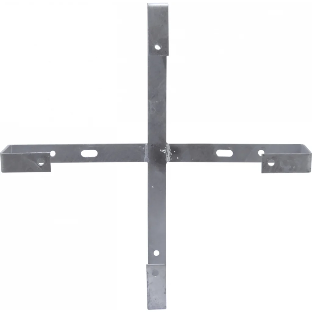 Imagen 2 de 600mm Cruceta de Almacenamiento Reserva Galvanizada p/Poste 62x62x10cm