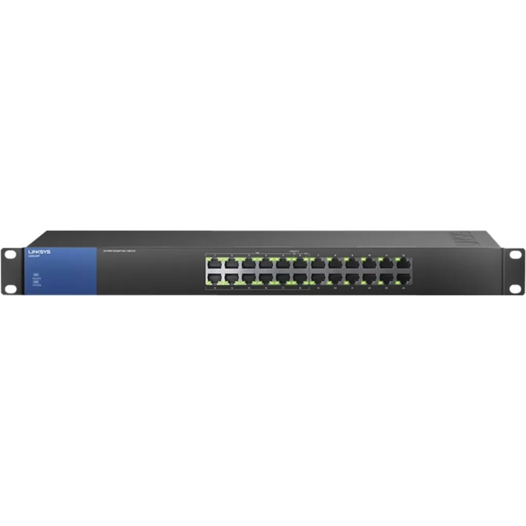 Imagen 6 de Switch Gigabit PoE+ En bastidor e 24 puertos Linksys LGS124P Gigabit PoE Sw