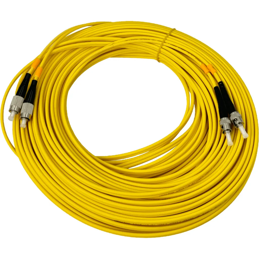 Imagen 1 de 25mt ST-FC MonoModo SM Simplex Jumper Cable Fibra 3.0mm 9/125um LSZH