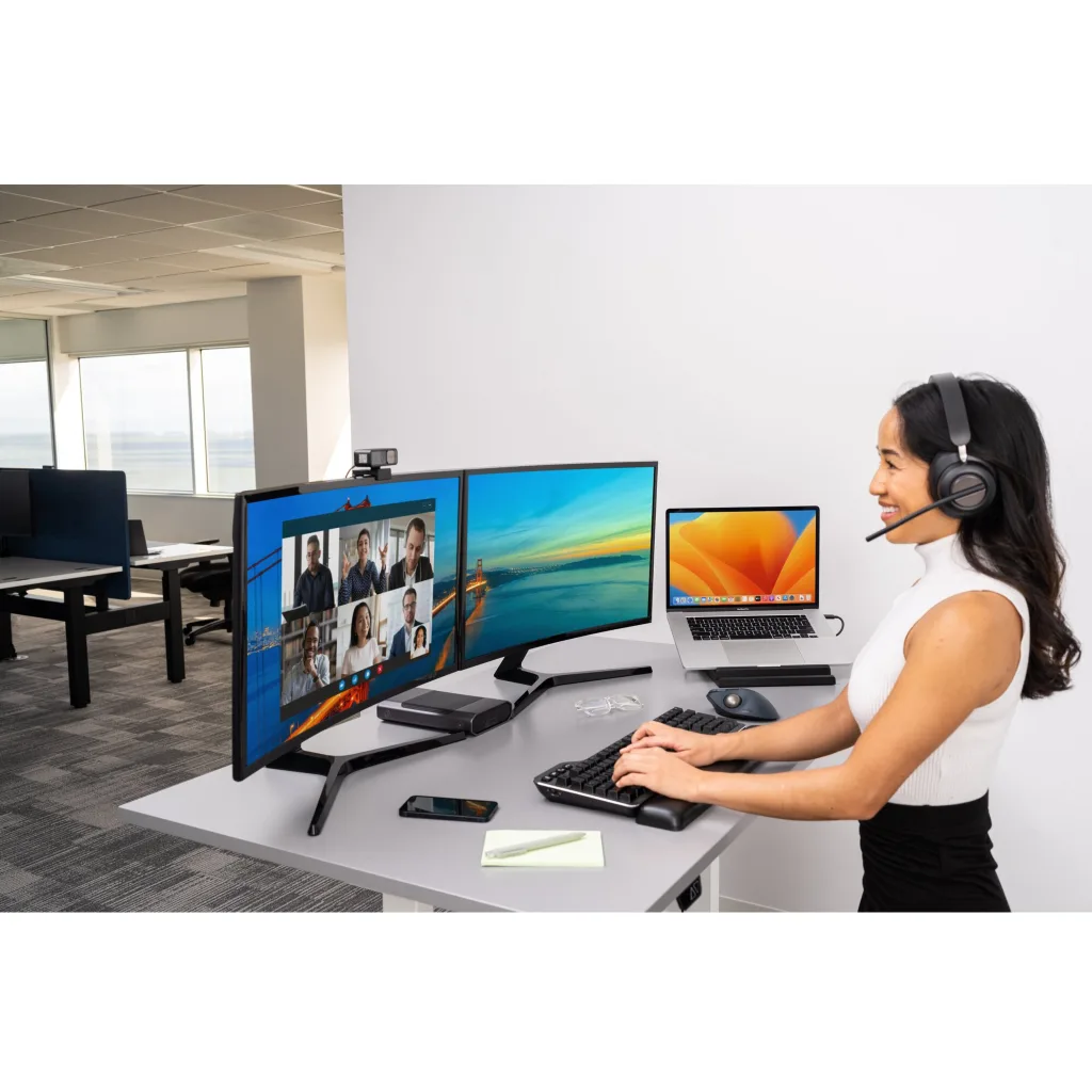 Imagen 60 de Audífonos Inalámbricos OnEar Kensington H3000, 550 mAh USB Type-C/A Bt5.2 Negros