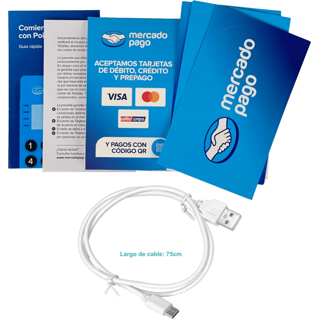 Imagen 2 de MERCADOPAGO Maquina Mini Pago Con Tarjeta BT Requiere Celular ME30S