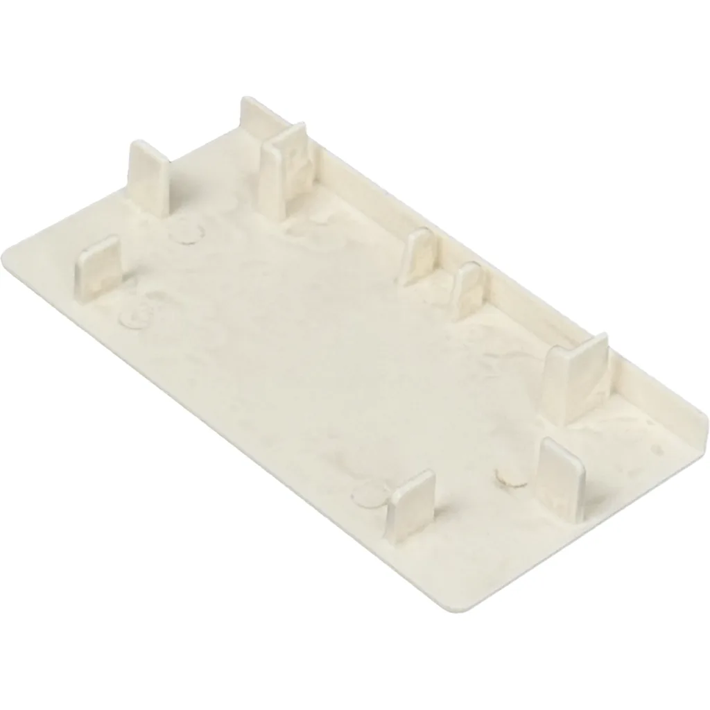 Imagen 3 de LINKCHIP 100x50mm Recta-Plana Tapa Final Blanca CCA-10050-TFR.