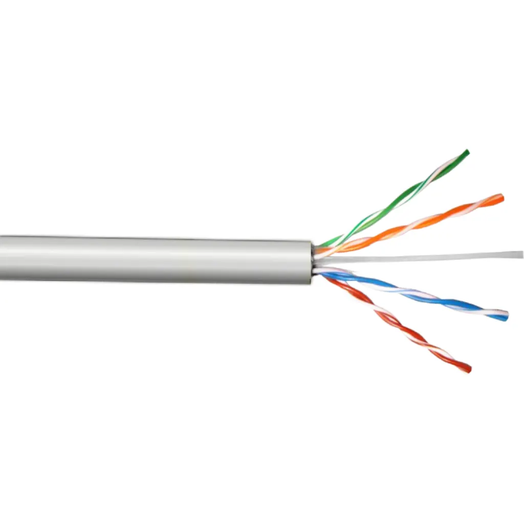 LINKMADE CAJA UTP Gris Cobre Cat5E Multifilar 305mt Cable para Patch