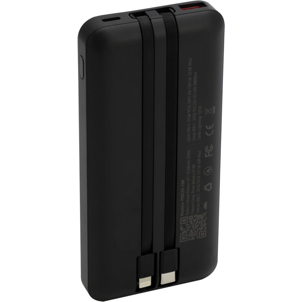 Imagen 1 de PBK25-10K POWERBANK 10.000MAH / PD 22.5W BLK