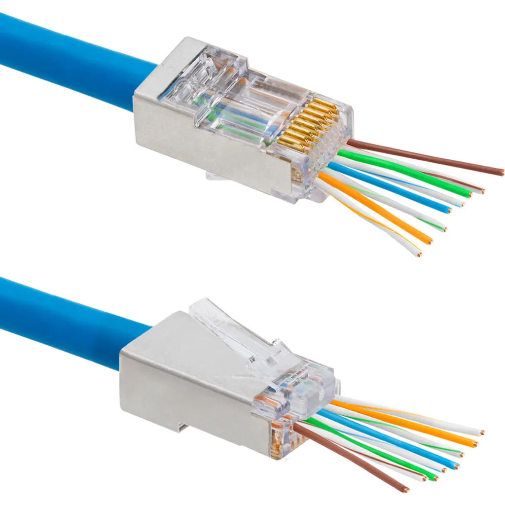 Imagen 4 de XINTYLINK EZ-RJ45 CAT5E STP FTP Bolsa 50 Conectores con Orificios-1mm