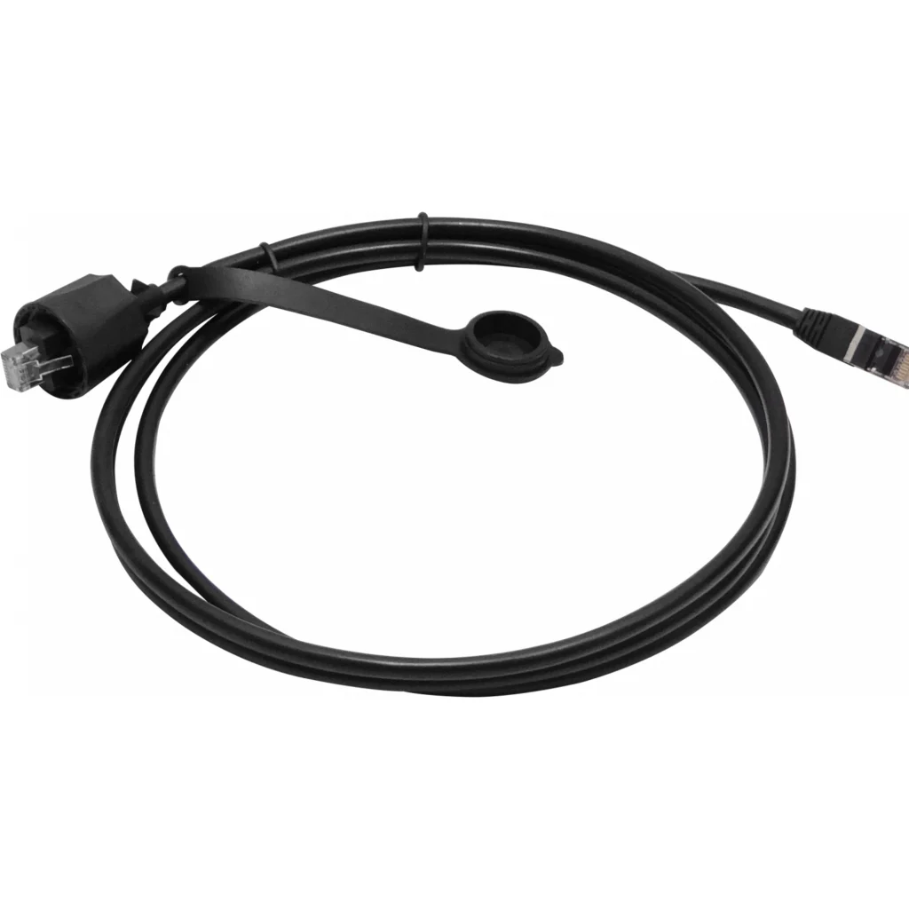 Imagen 1 de TRIMERX industrial 2mt F/UTP Negro CAT6 Cable Exterior