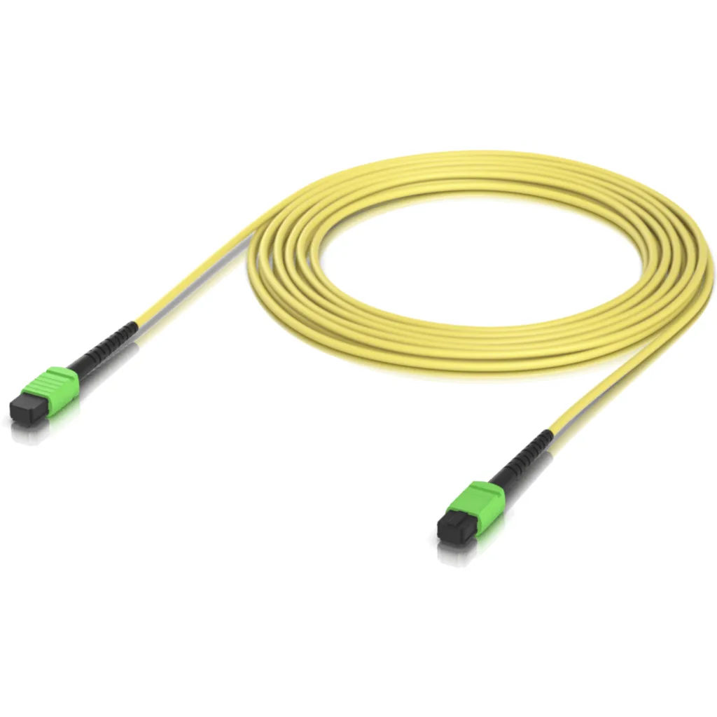 UI 5mt MPO-MPO 12-Fibras Type-B MonoModo SM Jumper Cable Fibra LSZH