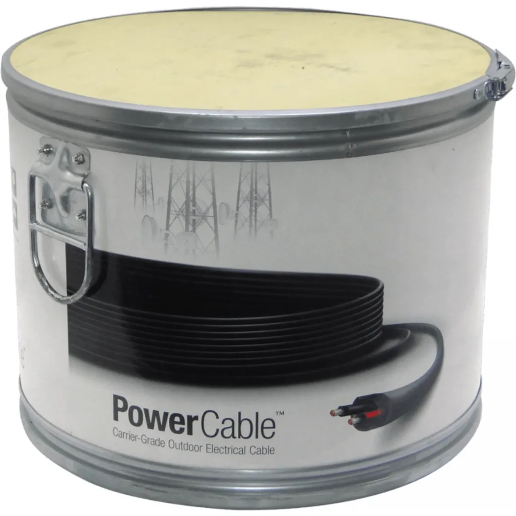 UISP PowerCable 12 - 305?m (1000?ft), 12?AWG, Tinned Copper, Black, Fire-Resista