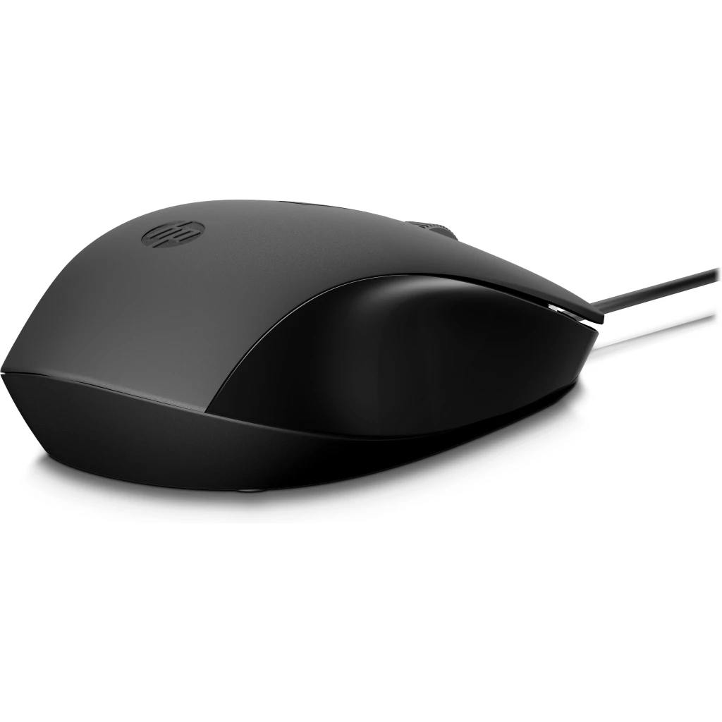 Imagen 1 de Mouse Alámbrico HP 150, Óptico 1600DPI 125 Hz 3 Botones USB Color negro