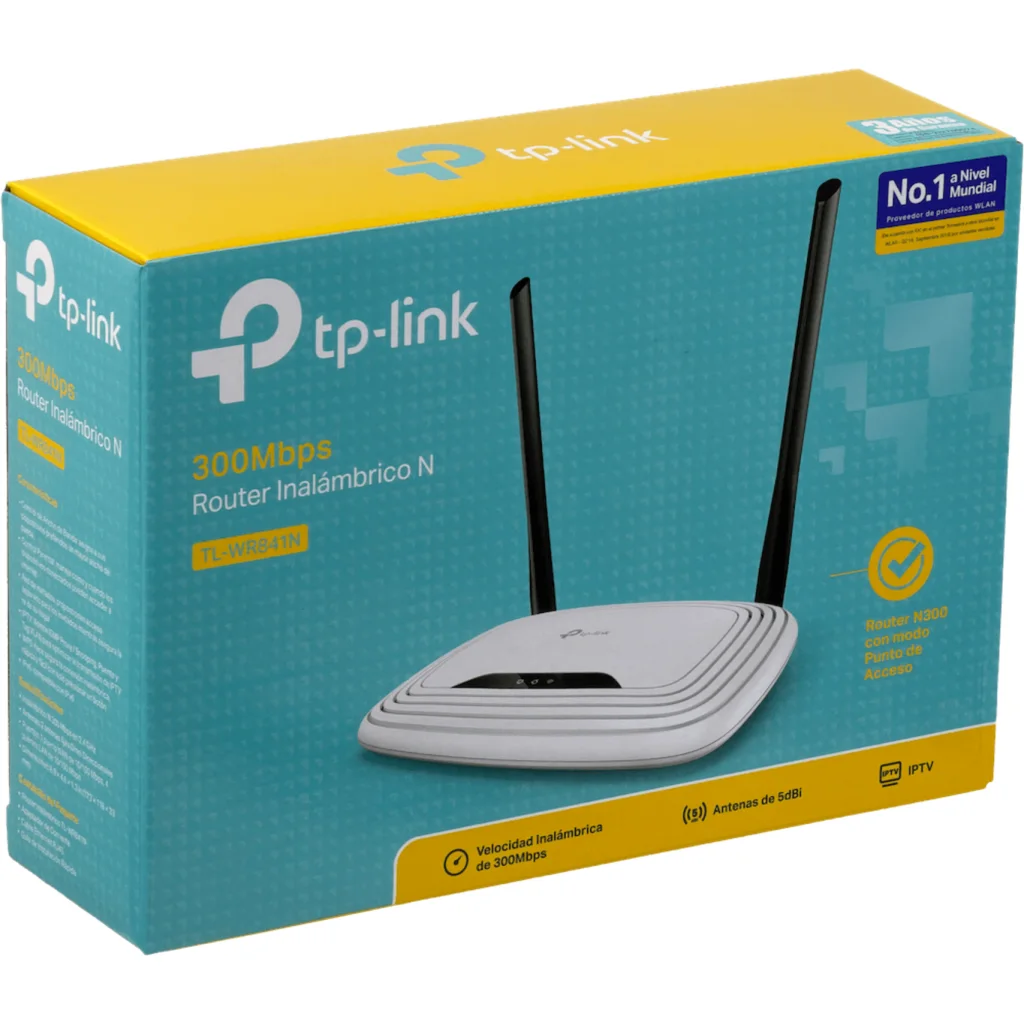 Imagen 4 de Router 300 Mbps 4 puertos LAN con doble antena omnidireccional de 5dbi TL-WR841N