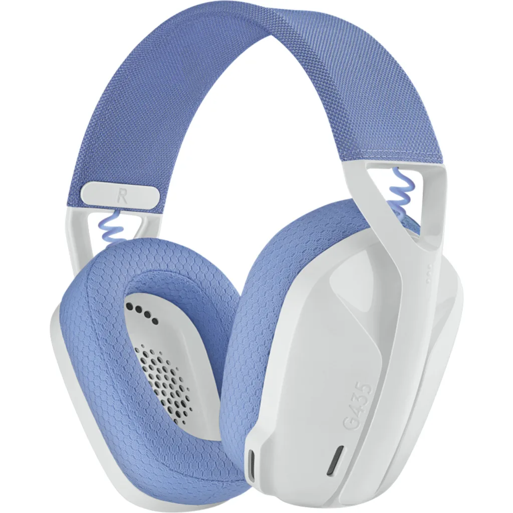 Audífonos Inalámbricos Logitech G435 Dolby Atmos Lightspeed Dongle USB Bt Blanco