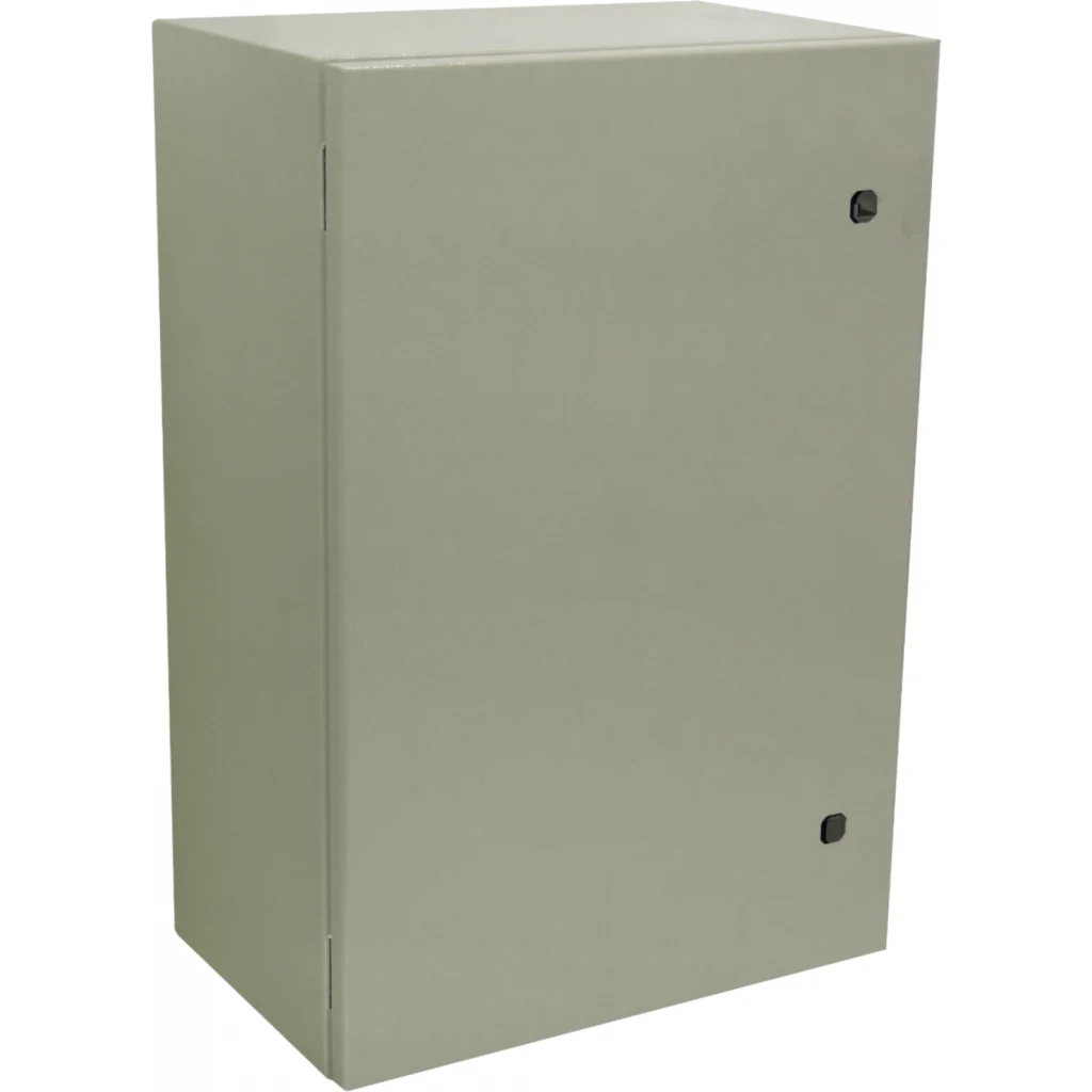 Imagen 3 de Caja Metalica TIBOX ST4-625 600x400x250mm 2-chapa-sin/Llave IP66 C/Placa Beige