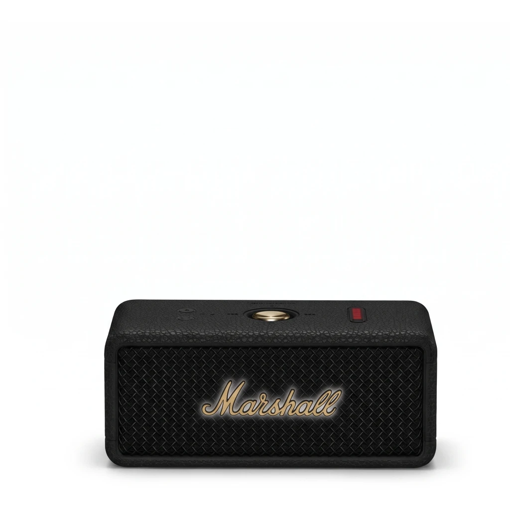 Parlante Portatil Marshall Emberton III, Bluetooth Brass Color Negro