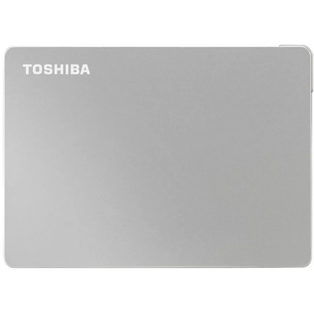Imagen 1 de Disco Duro Externo Toshiba Canvio Flex 4TB PLATA Cable USB-C a Ent micro-B Plata
