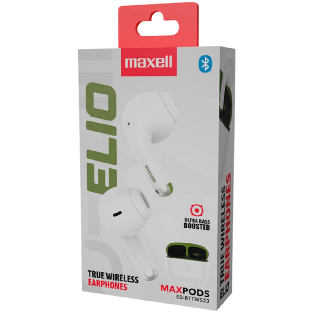 Imagen 1 de Audifonos TWS Maxell EB-BTELIOWHT/GRN