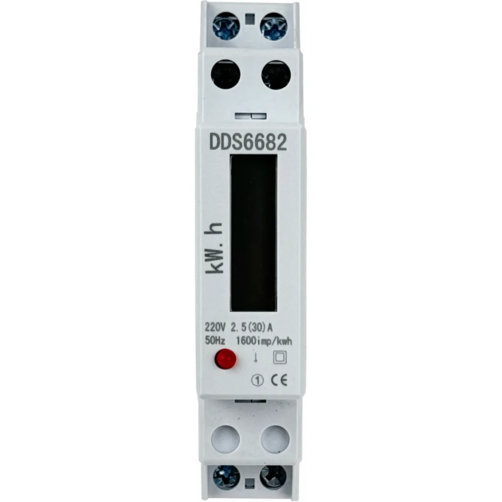 Imagen 5 de Medidor 2,5-30A Volt Ampere Watt BackLit RielDin-18mm 230VAC Remarcad