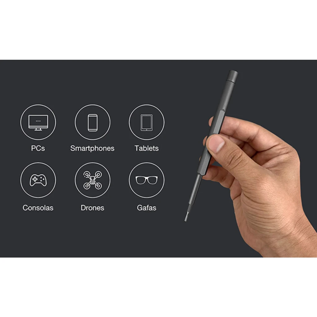 Imagen 12 de Xtech - 25-in-1 High-Precision Screwdriver Kit - S2 Steel and Al Alloy XTA-820