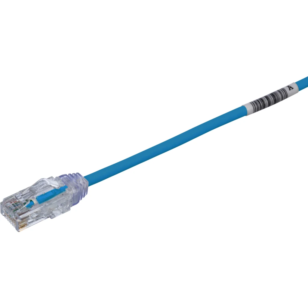 Panduit TX6-28 Category 6 Performance - Patch cable - RJ-45 (M) to RJ-45 (M) - 30.5 cm - UTP - CAT 6 - booted, halogen-free - blue