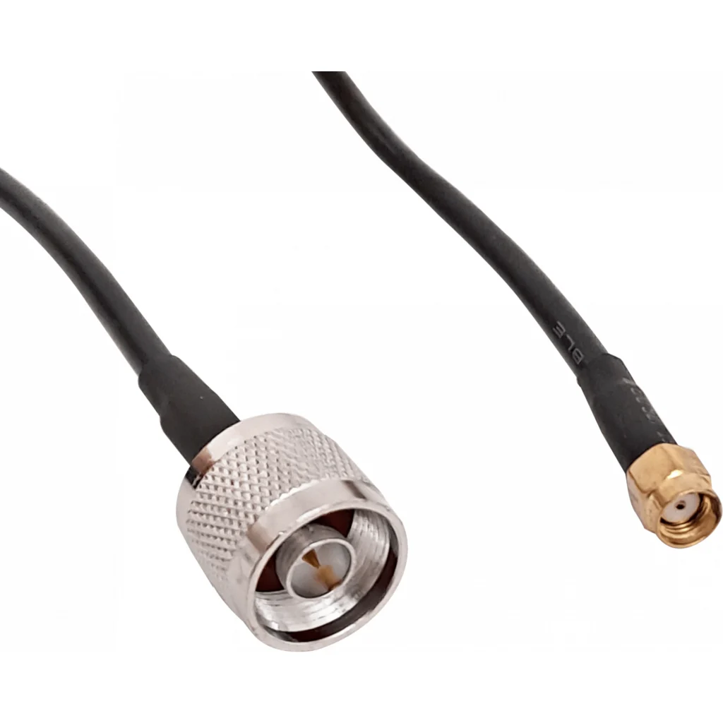 10mt RPSMA-Macho N-Macho RG58 Cable Coaxial Negro